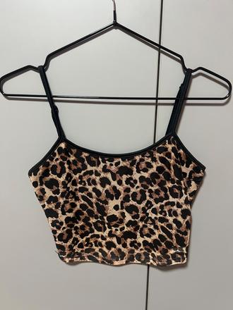 Top tigrovaný, bershka,xs