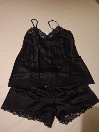 Hodvábny top a šortky, intimissimi,l