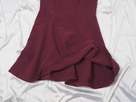 Kvalitné bordové šaty h&m, h&m,36