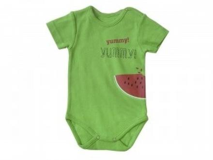 Body s krátkym rukávom melónik 80 2 ks, 80