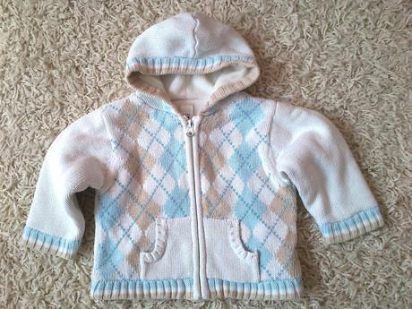 Zateplený kabátik, baby club,80