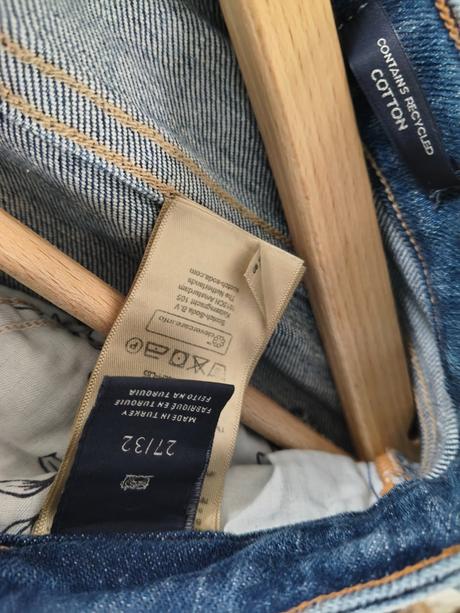 Scotch & soda slim rifle s vysokým pásom s, s