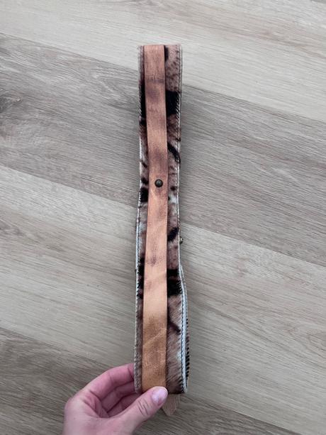 Dámsky kožený opasok, 