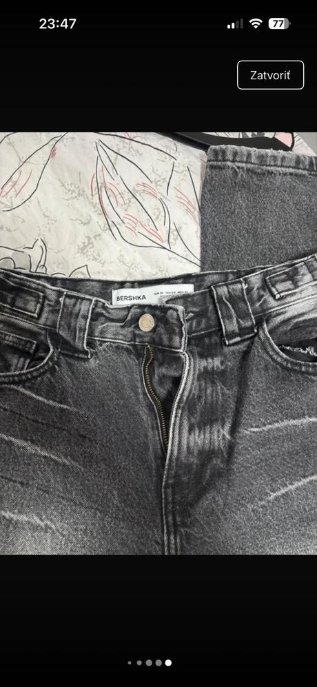 Rifle veľkosť s/m, bershka,s