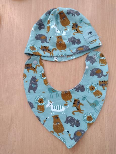 Set čiapka + nákrčník tenké, 74