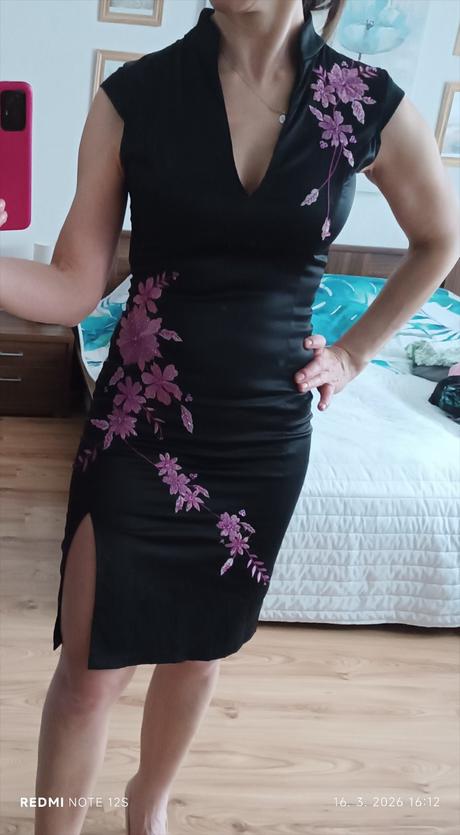 Šaty so stojačikom, jane,m