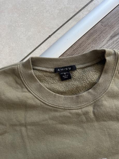 Olivová mikina, amisu,s
