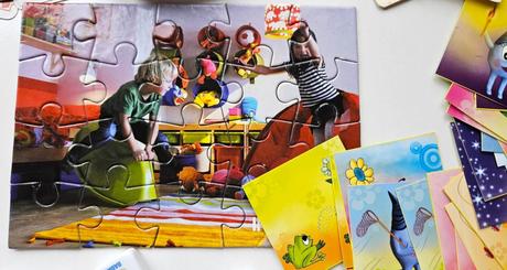 Mini pexeso, puzzle a domino, 6 hier, 