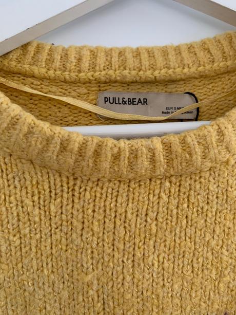 Krasny hruby svetrik, pull&bear,s