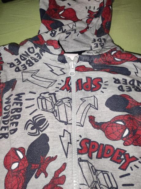 Mikina na zips s kapucňou, marvel,110