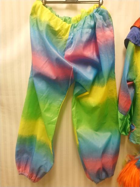 3 dielny kostým harlekýnka-šašo, l-xl,