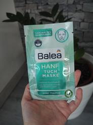 Textilná pleťová maska Hanf Balea
