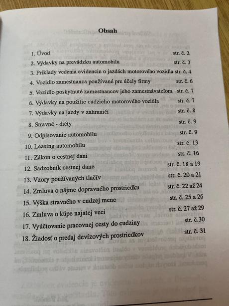 Kniha- auto v podnikaní, 