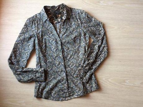 Mng retro blúzka, mango,m