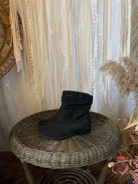 Čierne čižmy f&f semisove, f&f,36