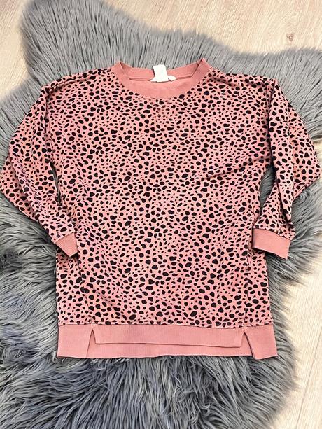 Dievčenská mikina so zvieracou potlačou (122), h&m,122