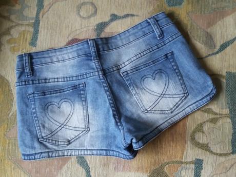 Rifľové šortky, gate,s