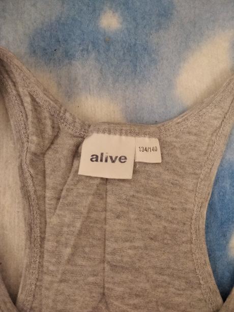 Tričko na ramienka veľkosť 134/140, alive,134