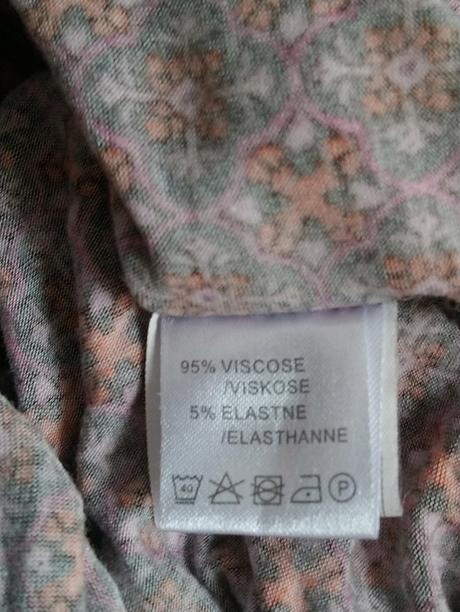 Dámske elastické trištvťáky s farebným vzorom, yes, xs