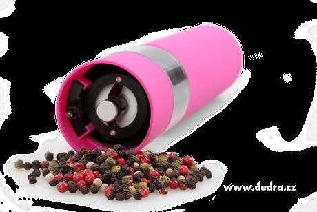 Mlynček na soľ, korenie s led osvetlením, 