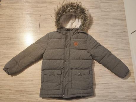 Zimná predĺžená vetrovka, h&m,140