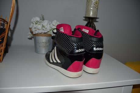 Dámske čierne platformové tenisky adidas, veľ. 37, adidas,37
