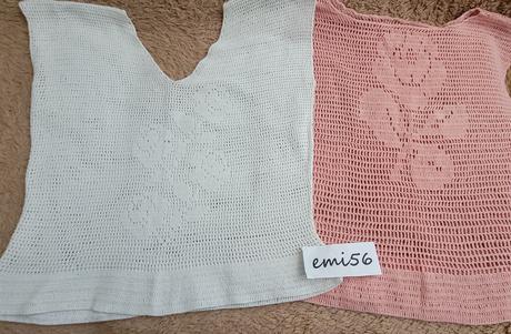Háčkovaný top 2x, s