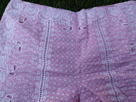 Ružové šortky, h&m,m