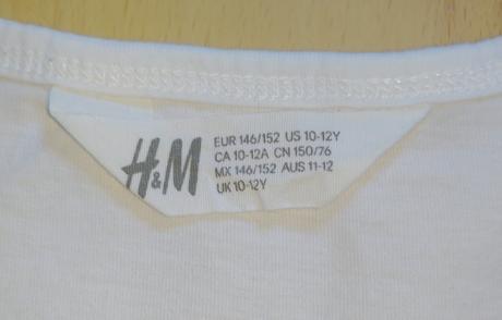 Tielko 146/152, h&m,146