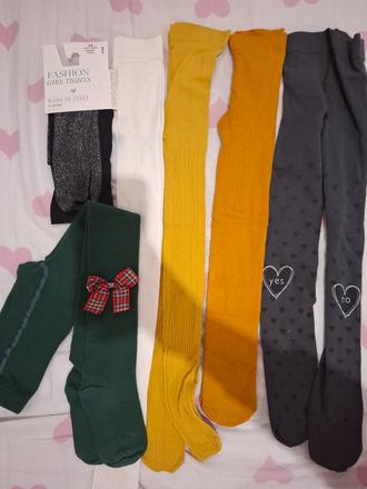 Pančuchy 6 kusov 122/128, calzedonia,122