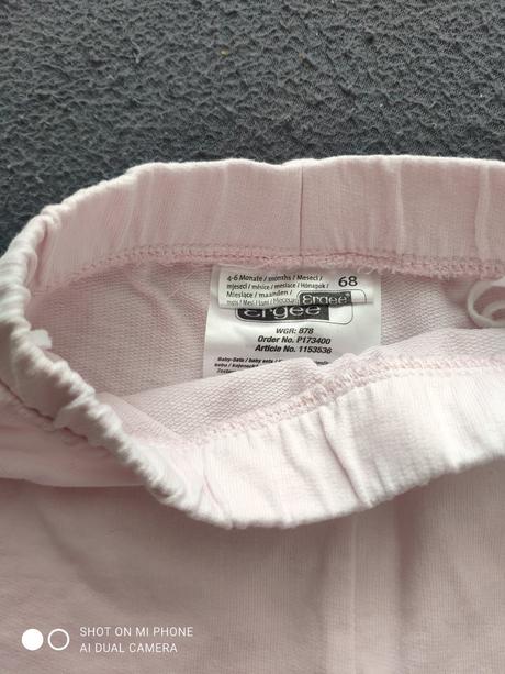 Ružové tepláky veľ.68, ergee,68