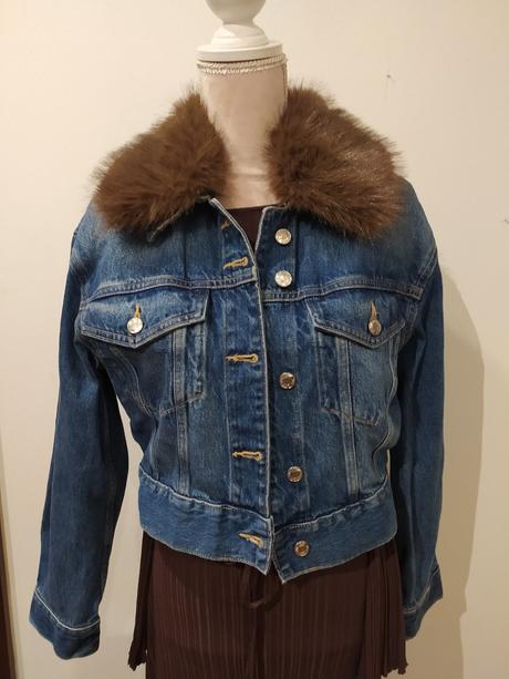 Riflová bunda, zara,m