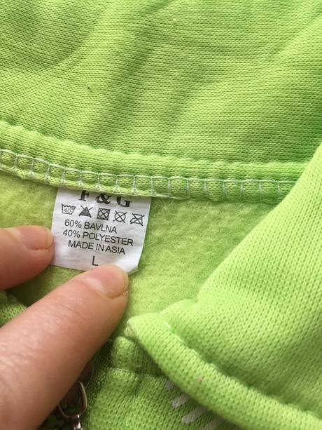 Teplá vestička na zips, f&g,74