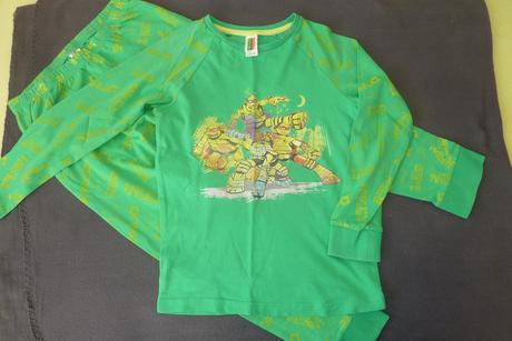 Ninja korytnačky pyžamo, c&a,116