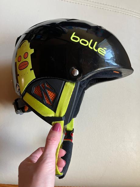 Detská lyžiarska prilba bollé, bolle,xs