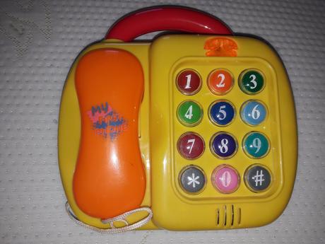 Zvuková hračka telefón alebo piano, 