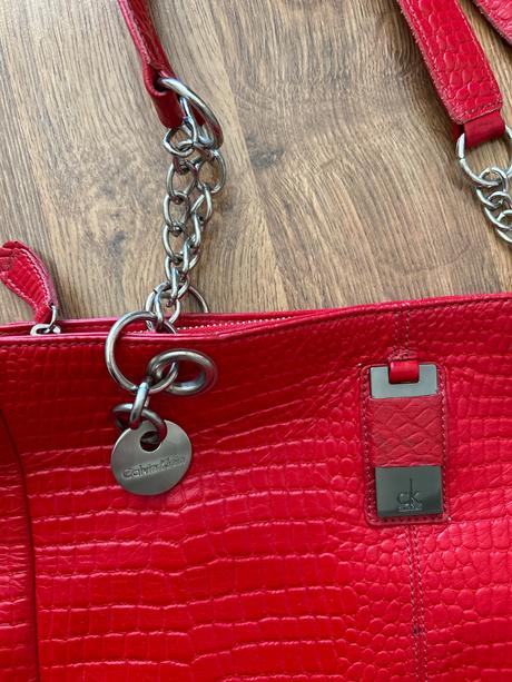 Malo nosena kožená kabelka, calvin klein