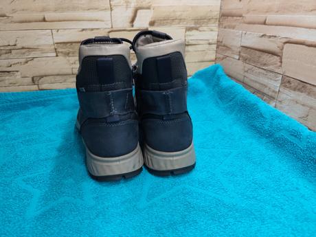 Ecco exostrike 39 - dámske kožené tmavomodré gore-, ecco,39