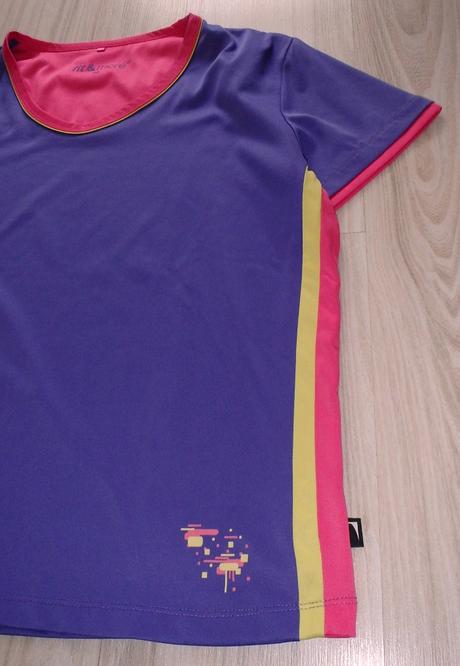 Športové fialové tričko "fit&more", v. xl/xxl, xl
