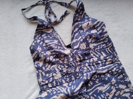 Letné šaty - modro-fialové, h&m,38
