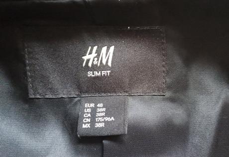 Slim sako, h&m,48