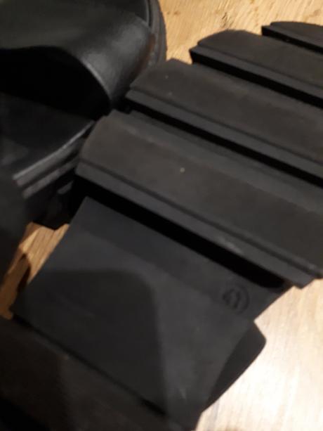 Kožené sandále šlapky, 41