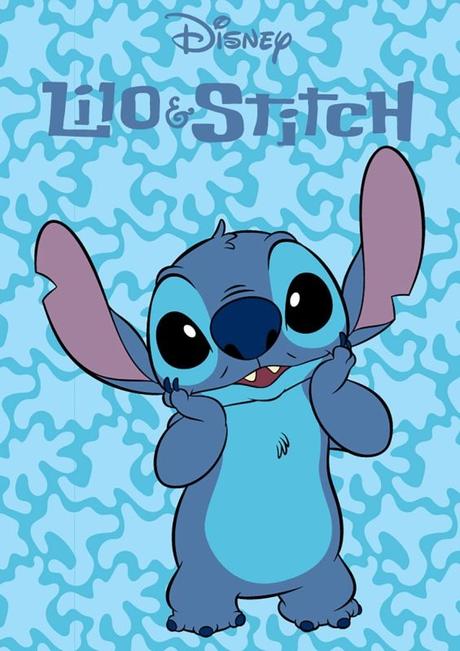 Fleece deka lilo and stitch modrá 100/140,