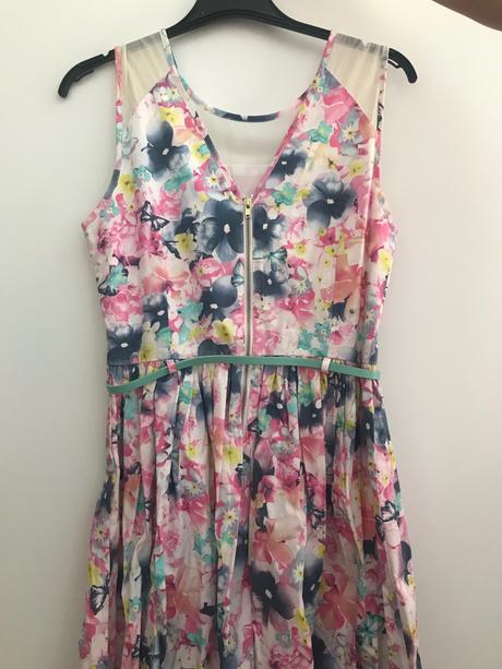 Kvetinkové šaty, h&m,164