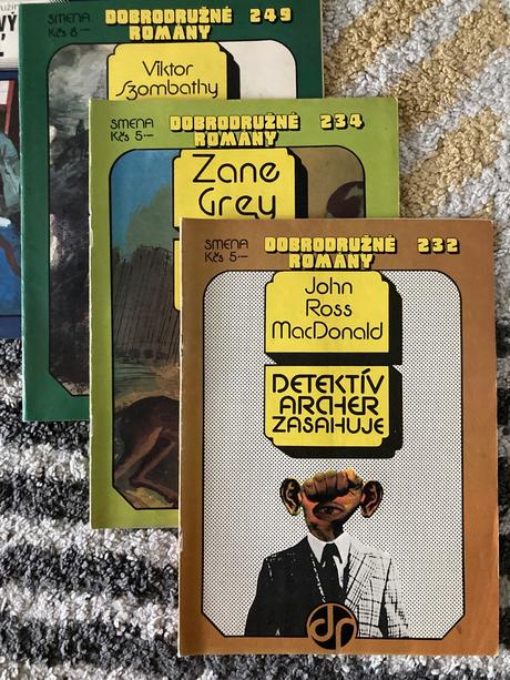 Dobrodružné romány 4ks, 