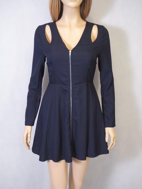 Tmavomodré šaty madam rage, 36