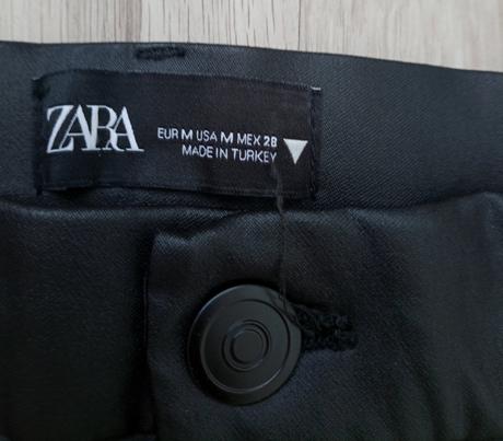 Kožené nohavice zara č.m, zara,m