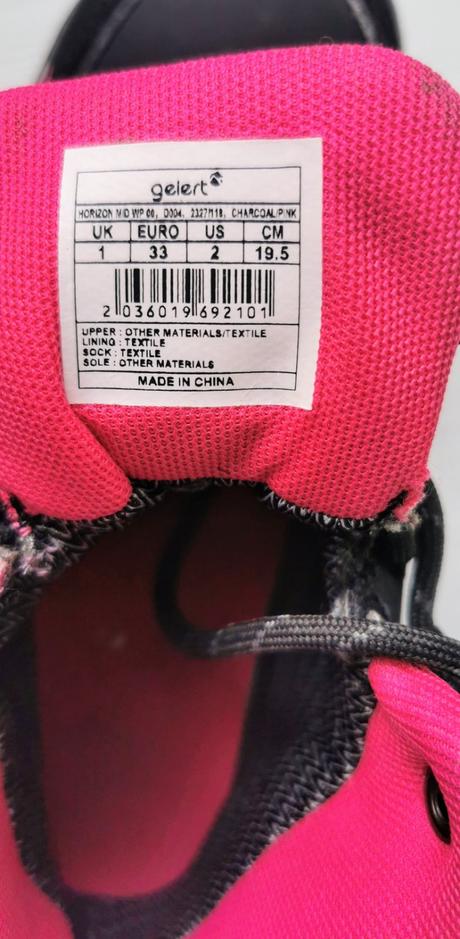 Topánky gelert 33 membr, gelert,33