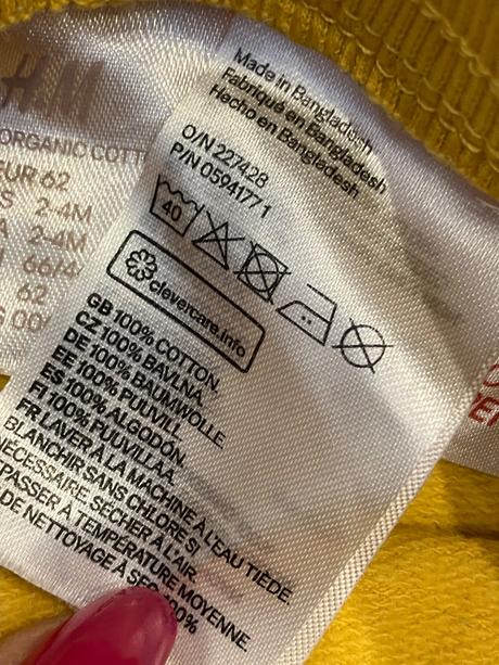 Chlapčenské tepláky oranžové h&m (62), h&m,62