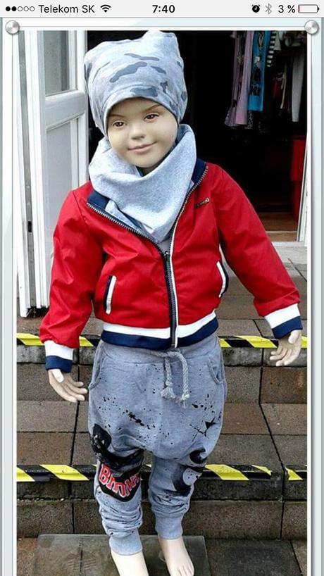 Prechodná obojstranná bunda, 74 / 86 / 98